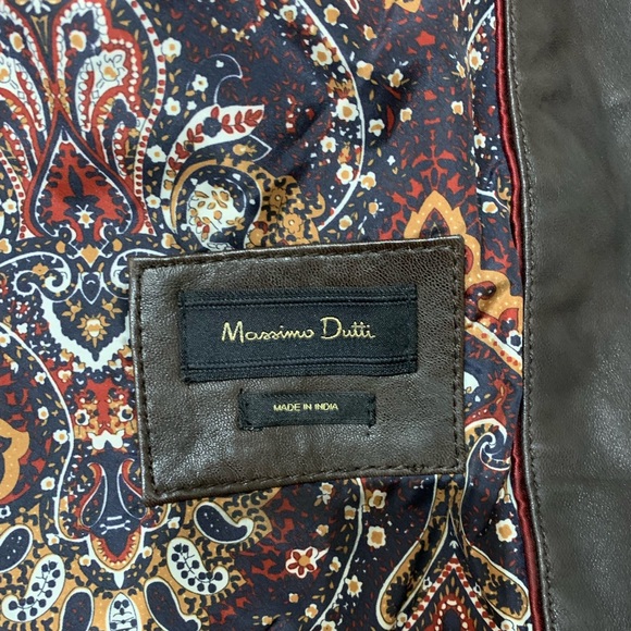 Massimo Dutti Leather Jacket - Picture 8 of 8